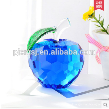 Pretty Crafts Wedding Gift Decoration Crystal Glass Apple